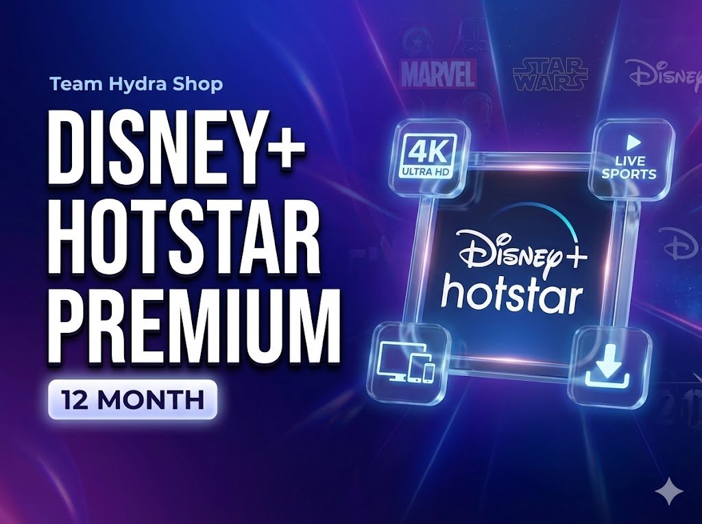 Disney+ Hotstar Premium – 12 Months Official Subscription (Personal Email Activation)